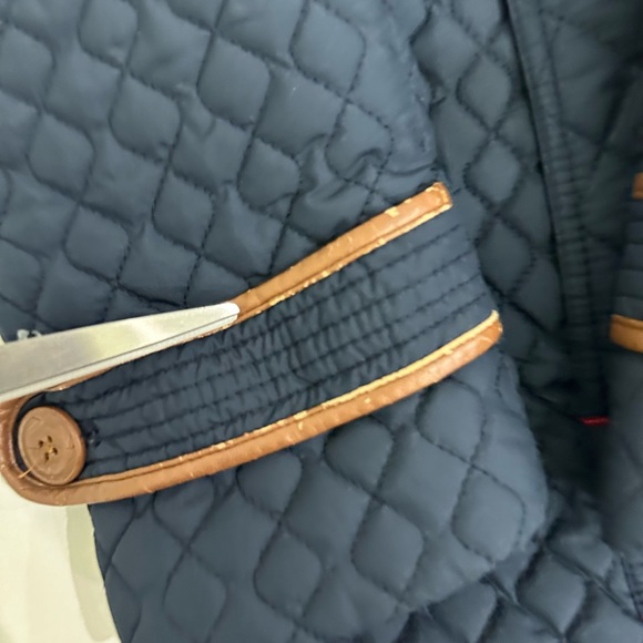 Land’s’ End Quilted Primaloft Parka in Blue Size Small - Picture 16 of 16